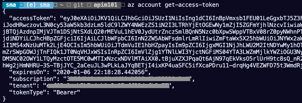 az account get-access-token